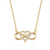 Everlasting Knot Infinity Gold Necklace