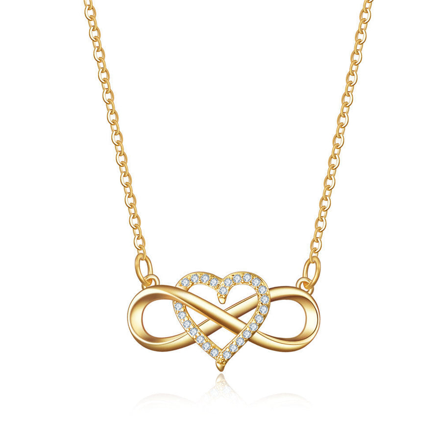 Everlasting Knot Infinity Gold Necklace