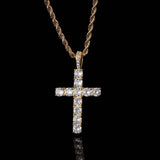 Faith Cross Gold Necklace