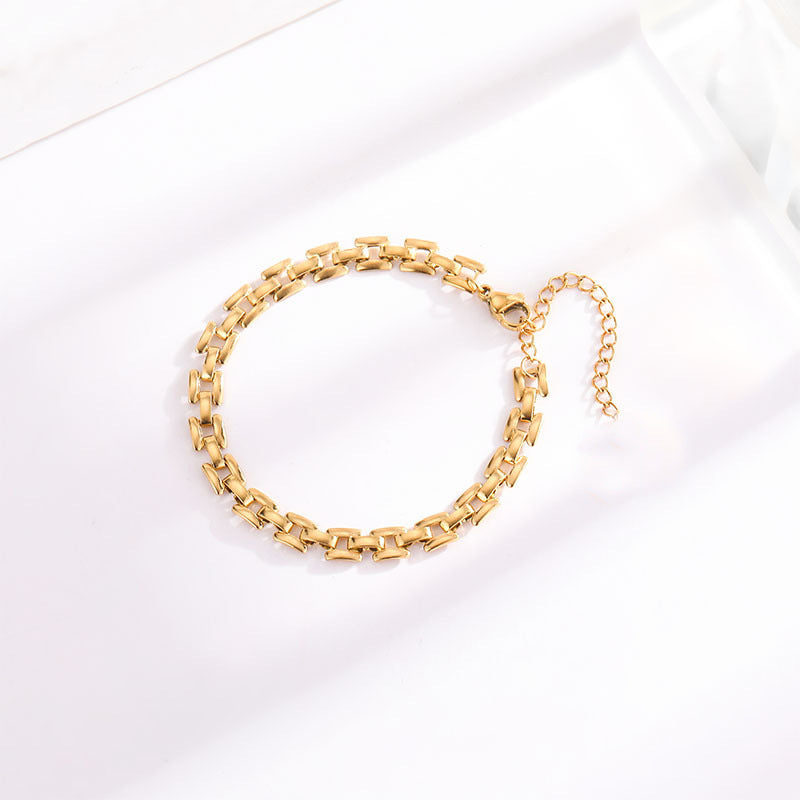 Chrono Chain Gold Bracelet