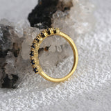 Stone Eternity Gold Ring