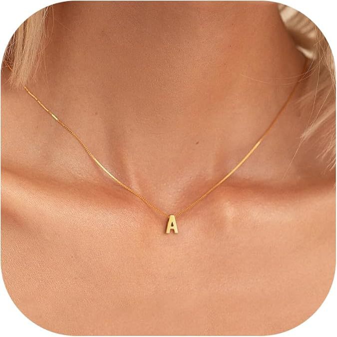 Amour Letter Initial Gold Necklace