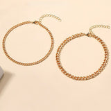 Luxe Cuban Link Gold Anklet