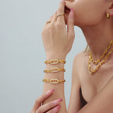 Luxe Chunky Gold Chain Jewelry Set