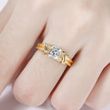 Interwoven Band Statement Gold Ring
