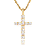 Faith Cross Gold Necklace