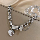Heartfelt Chunky Gold Bracelet