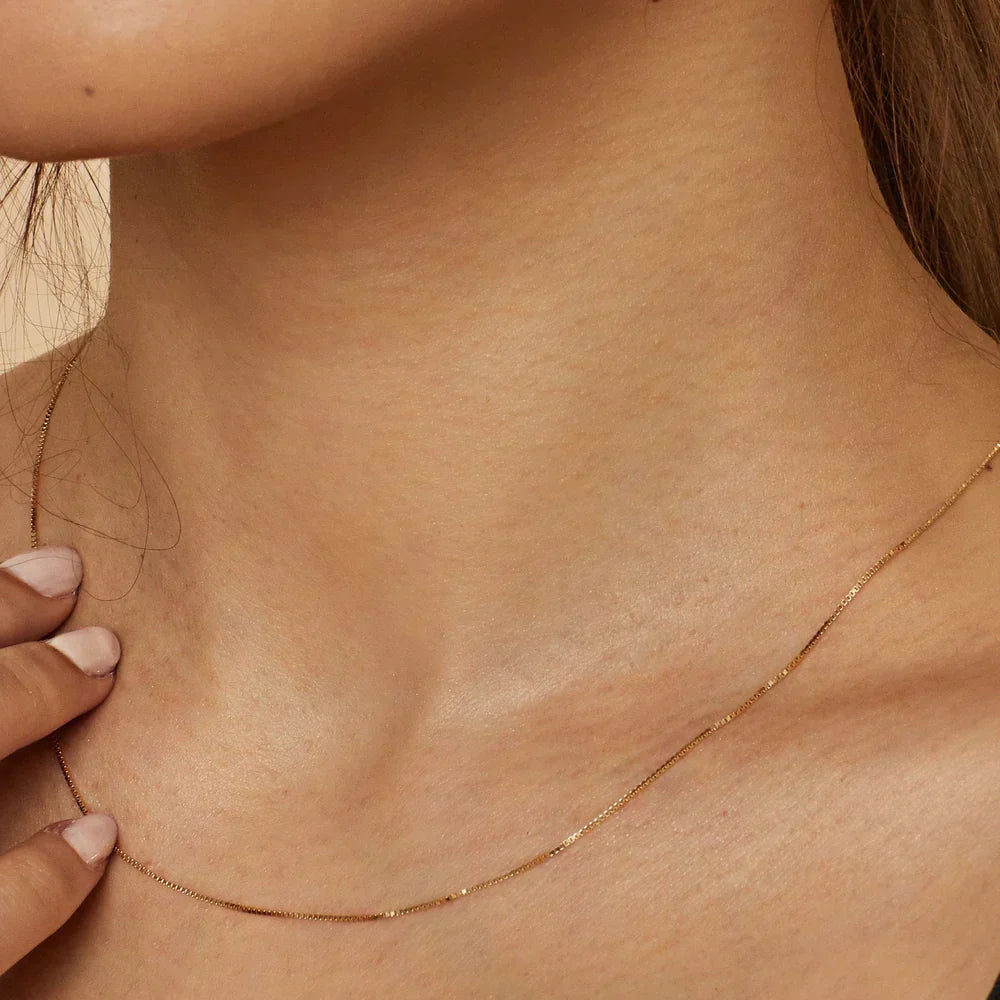 Boutique Box Gold Necklace