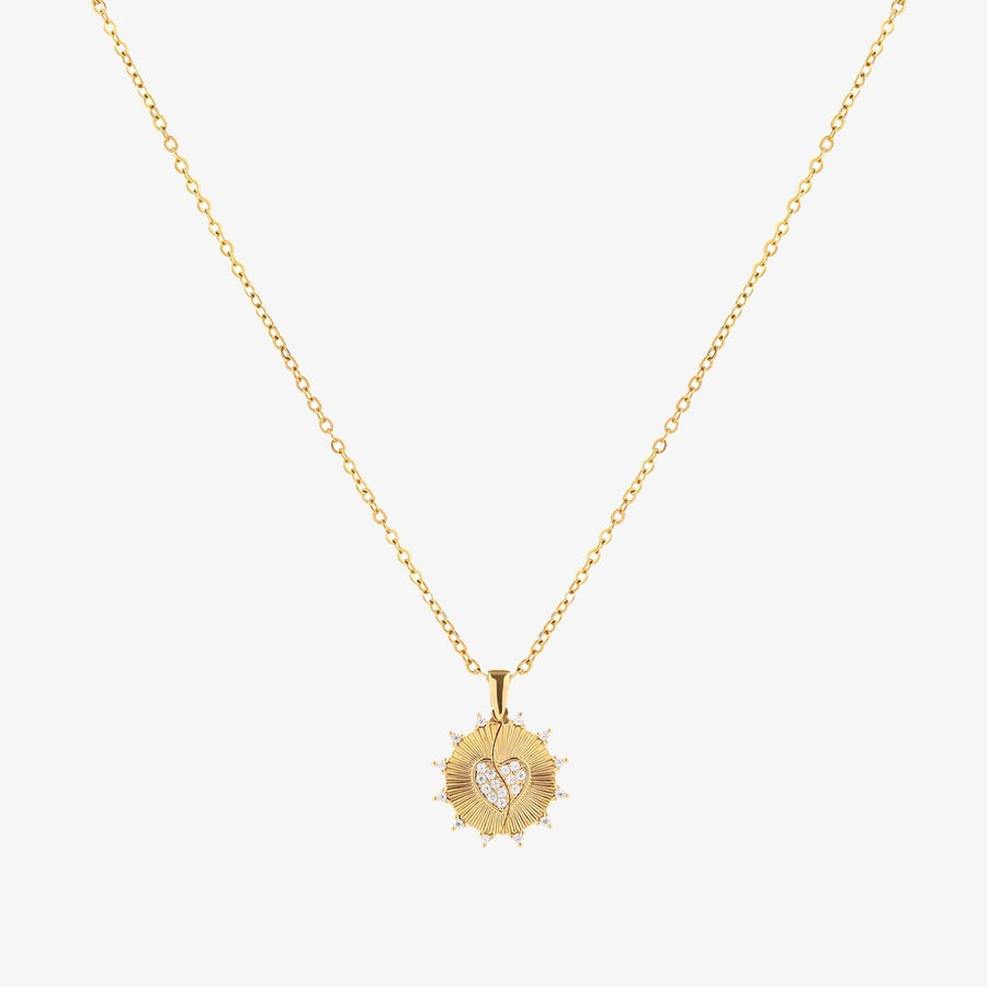Sunlit Love Gold Necklace