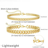 Luxe Cuban Link Gold Anklet