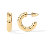 Starlight Gold Hoop Earrings