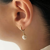 Radiant Grace Pearl Gold Jewelry Set