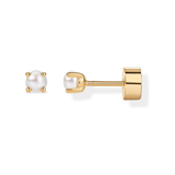 Delicate Pearl Gold Studs