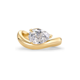 Wave Promise Gold Ring