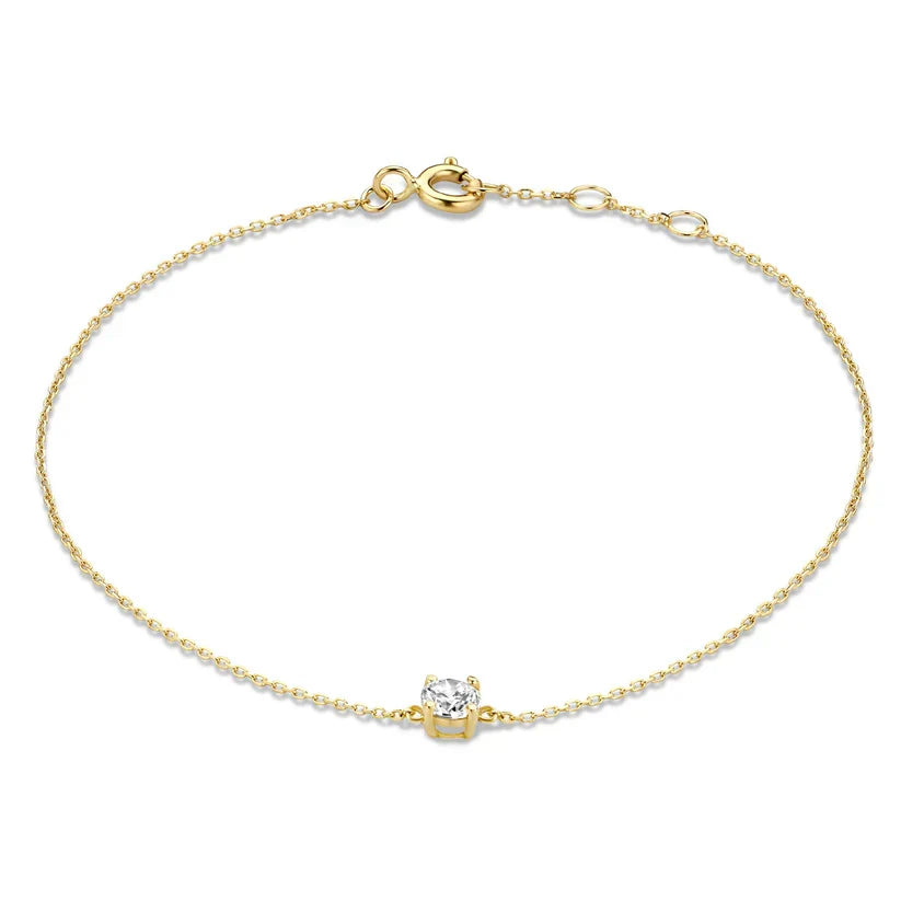 Clara Stone White Gold Bracelet