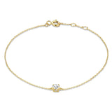 Clara Stone White Gold Bracelet