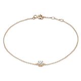 Clara Moissanite Stone Gold Bracelet