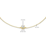 Clara Moissanite Stone Gold Bracelet