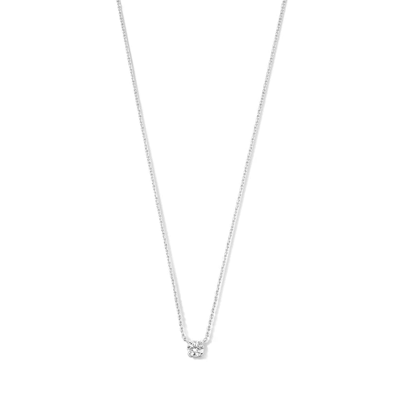 Clara Moissanite Stone Gold Necklace