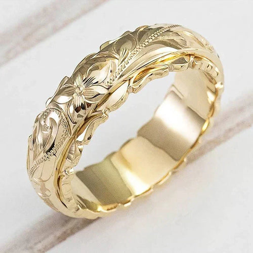 Heritage Gold Flower Ring