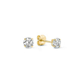 Larmes de Soleil Stone Gold Stud Earrings