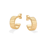 Timeless Ridge Gold Earrings