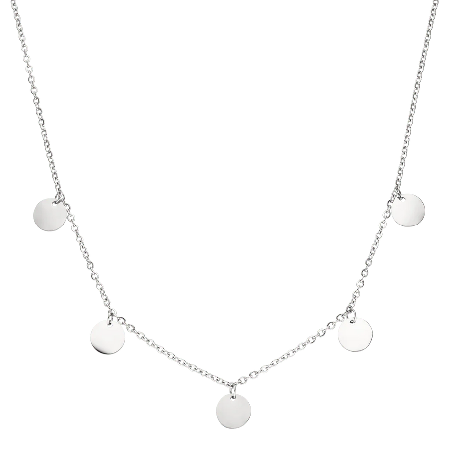 Funky Buddha Necklace | White Gold