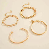Elian Mercer Gold Bracelet Set