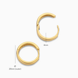 Giana Gold Hoop Earrings