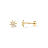 Radiant Sun Gold Earrings