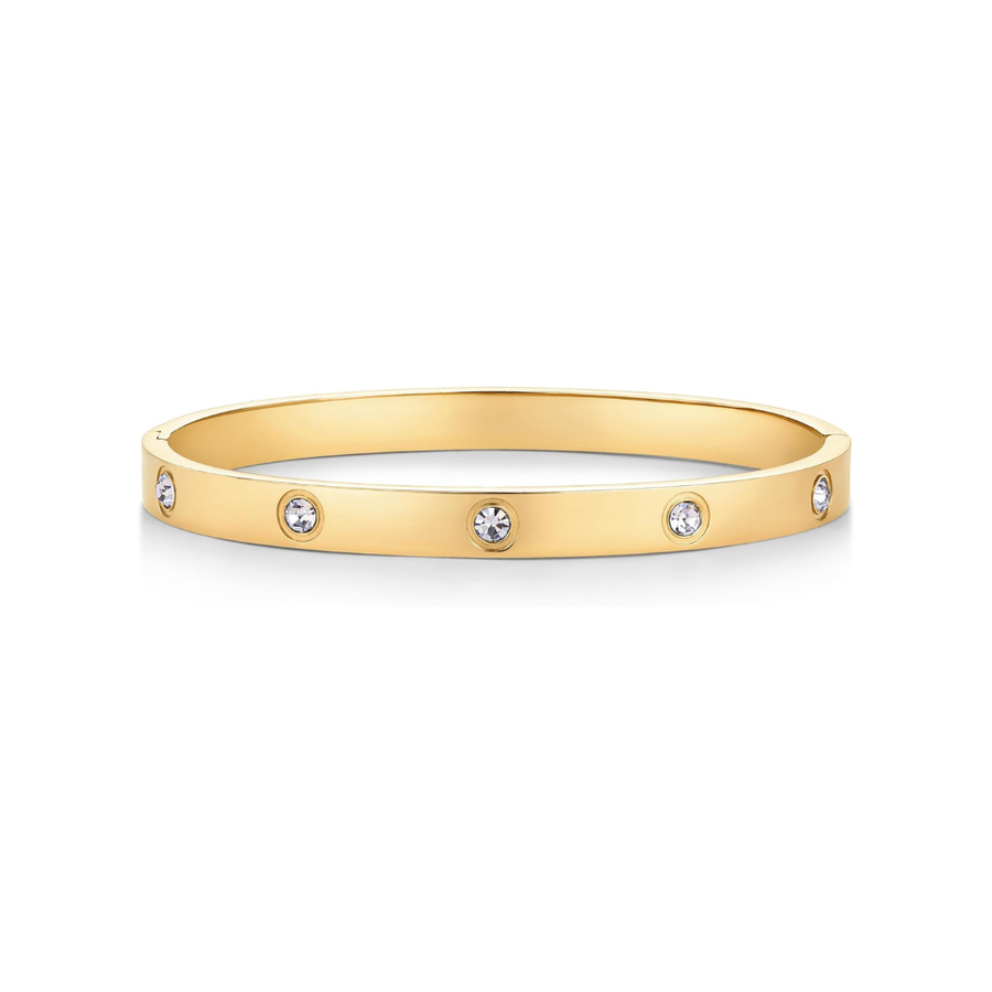 Radiant Dot Gold Bracelet