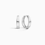 Gia Hoops | White Gold